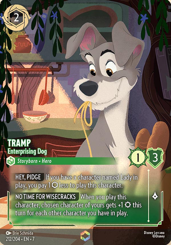 Disney Lorcana TCG: Tramp, Enterprising Dog