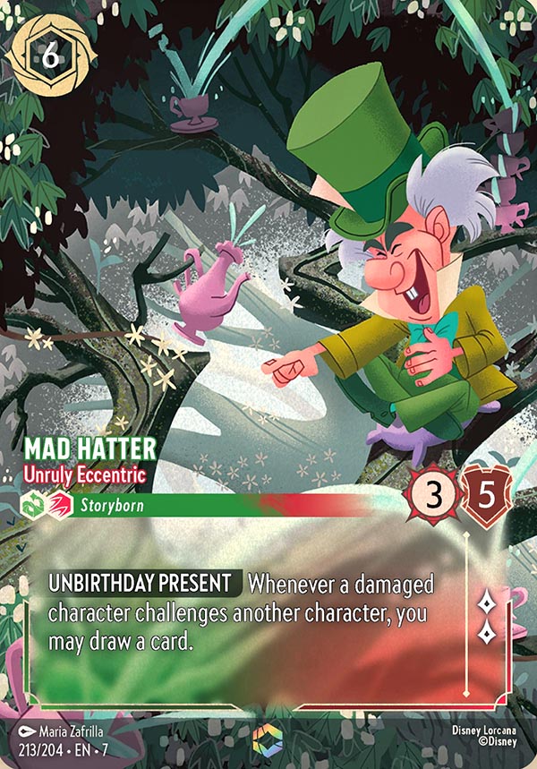 Disney Lorcana TCG: Mad Hatter, Unruly Eccentric