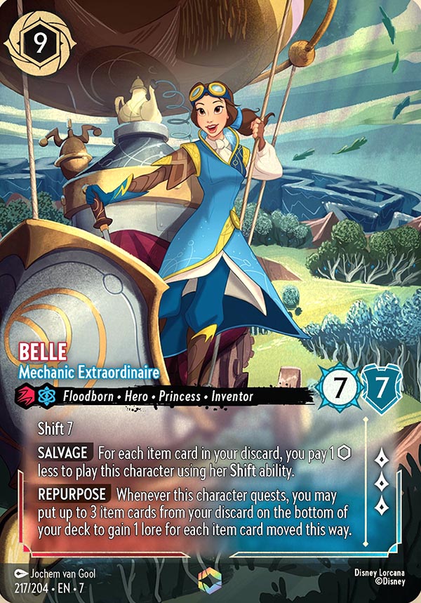 Disney Lorcana TCG: Belle, Mechanic Extraordinaire