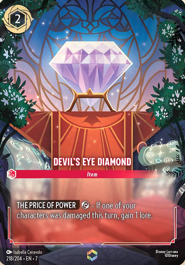 Disney Lorcana TCG: Devil's Eye Diamond