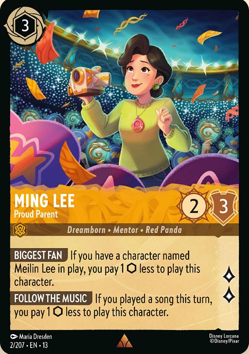 Disney Lorcana TCG: Ming Lee, Proud Parent