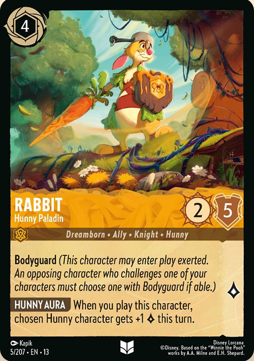 Disney Lorcana TCG: Rabbit, Hunny Paladin