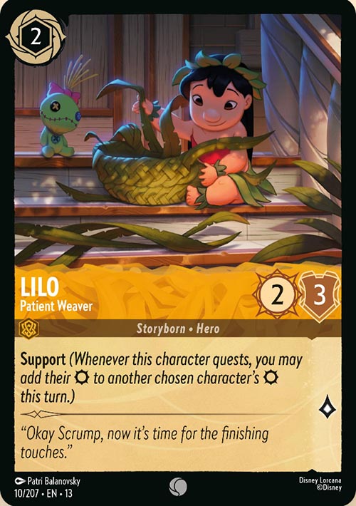 Disney Lorcana TCG: Lilo, Patient Weaver