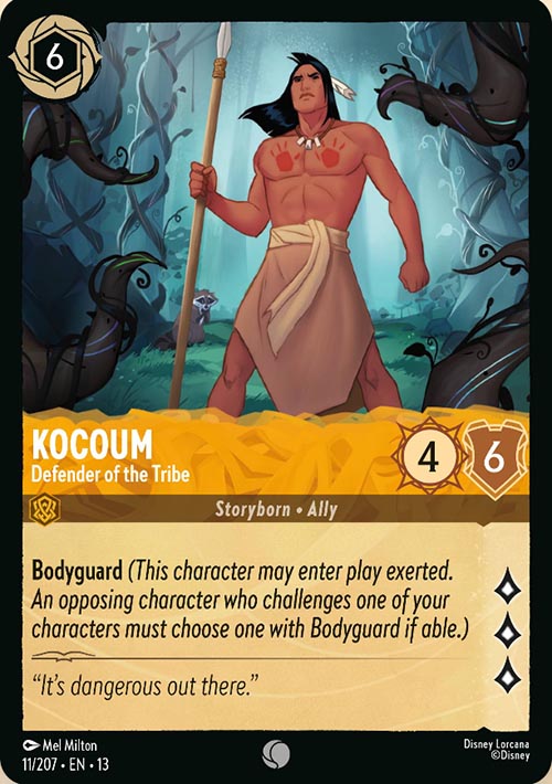 Disney Lorcana TCG: Kocoum, Defender of the Tribe