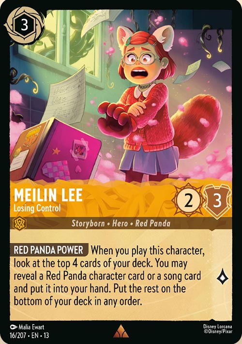 Disney Lorcana TCG: Meilin Lee, Losing Control