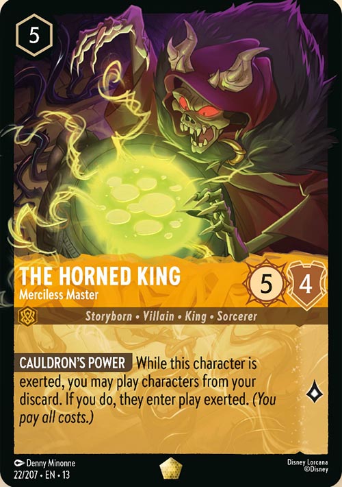 Disney Lorcana TCG: The Horned King, Merciless Master