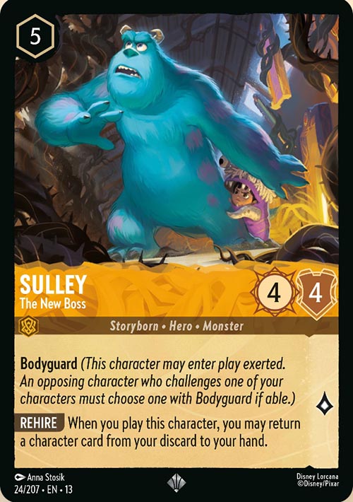 Disney Lorcana TCG: Sulley, The New Boss