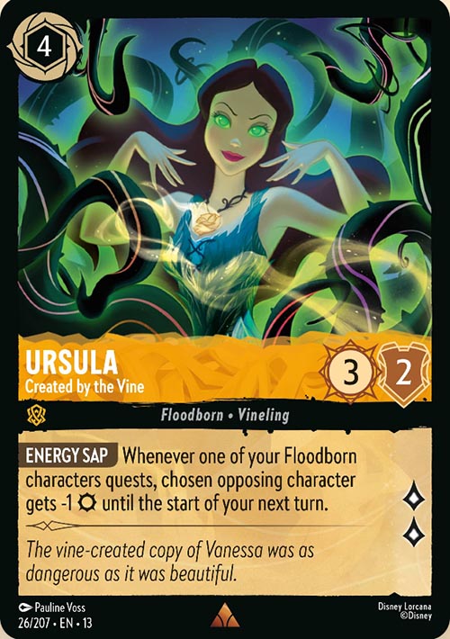 Disney Lorcana TCG: Ursula, Created by the Vine