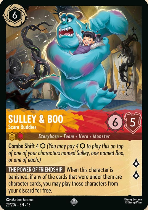 Disney Lorcana TCG: Sulley & Boo, Scare Buddies