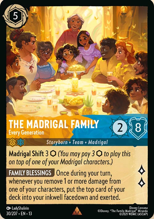 Disney Lorcana TCG: The Madrigal Family, Every Generation