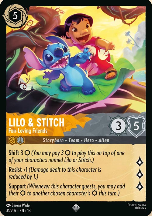 Disney Lorcana TCG: Lilo & Stitch, Fun-Loving Friends