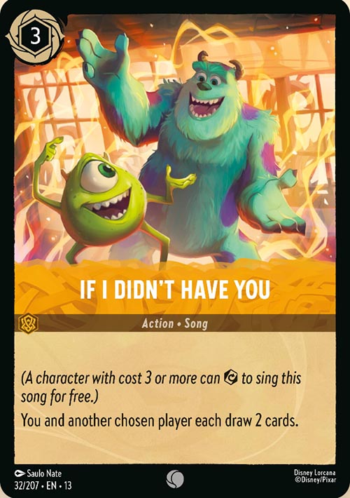 Disney Lorcana TCG: If I Didn't Have You