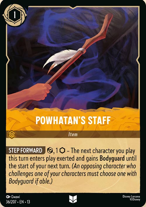 Disney Lorcana TCG: Powhatan's Staff