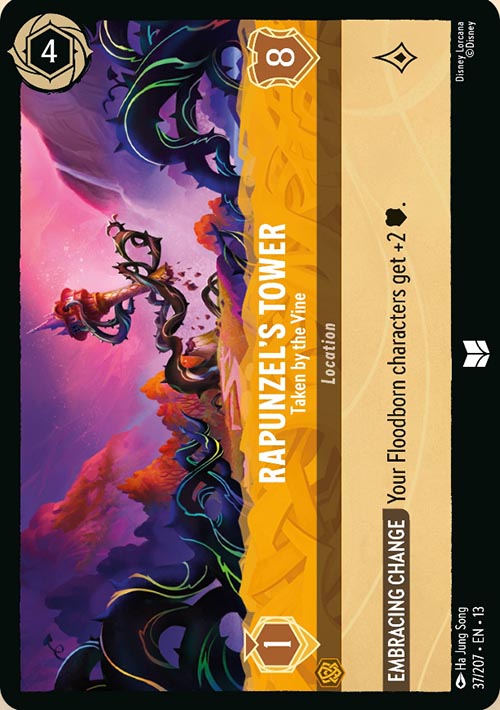 Disney Lorcana TCG: Rapunzel's Tower, Taken by the Vine