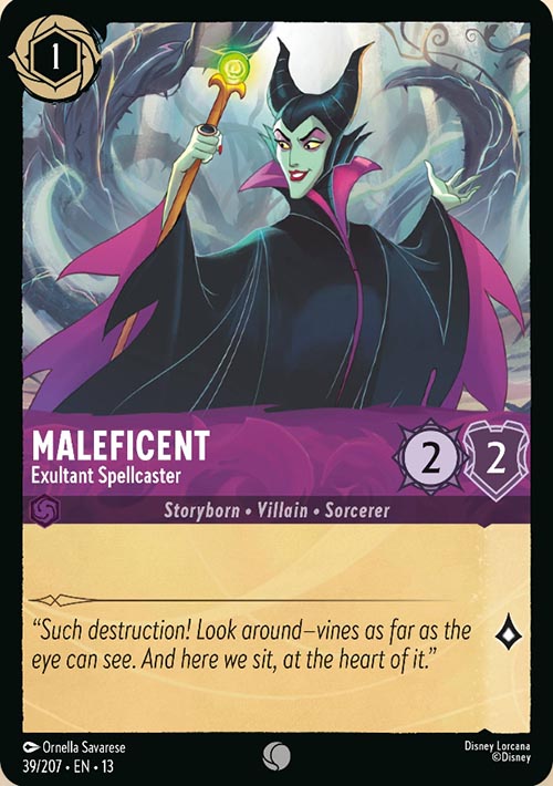 Disney Lorcana TCG: Maleficent, Exultant Spellcaster