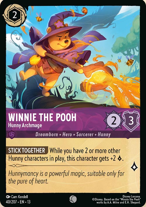 Disney Lorcana TCG: Winnie the Pooh, Hunny Archmage