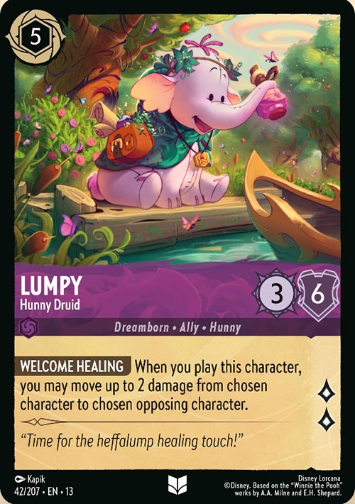 Disney Lorcana TCG: Lumpy, Hunny Druid