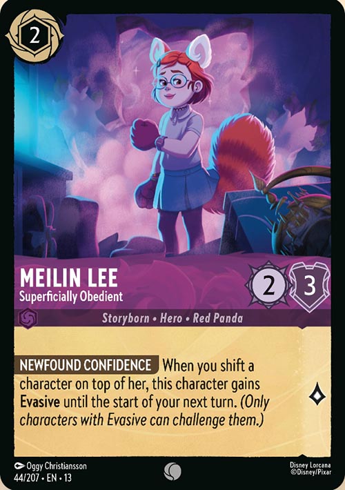 Disney Lorcana TCG: Meilin Lee, Superficially Obedient