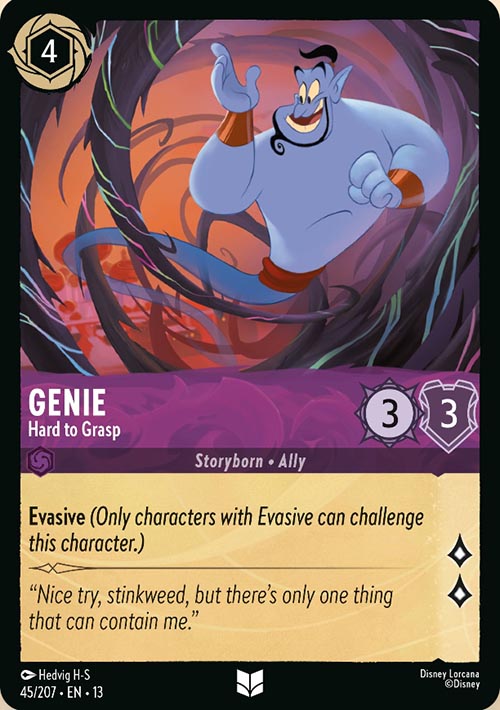 Disney Lorcana TCG: Genie, Hard to Grasp