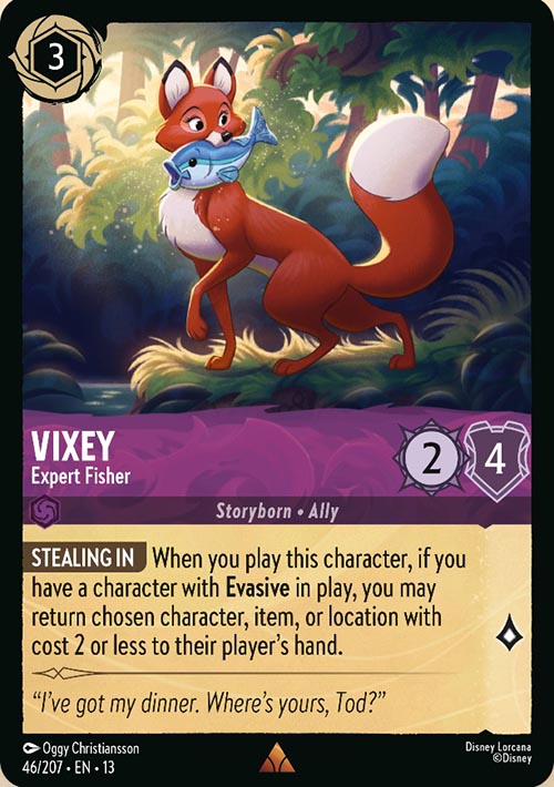Disney Lorcana TCG: Vixey, Expert Fisher