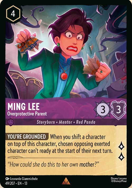 Disney Lorcana TCG: Ming Lee, Overprotective Parent