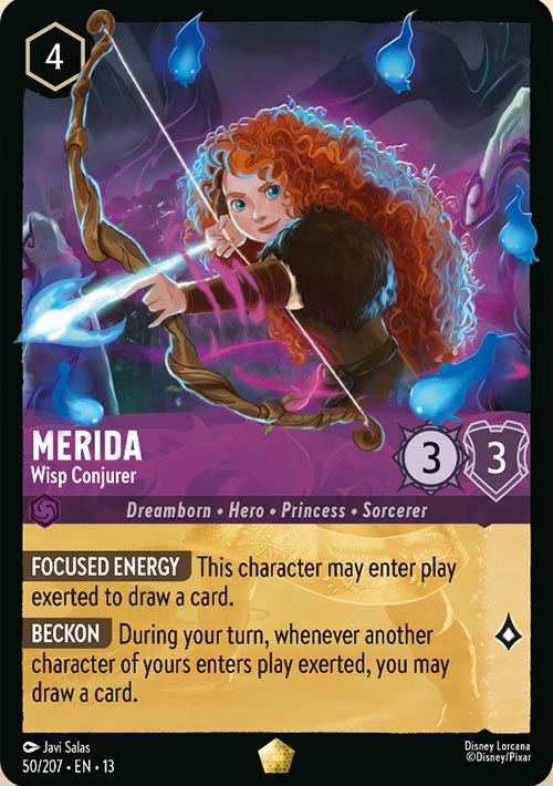 Disney Lorcana TCG: Merida, Wisp Conjurer