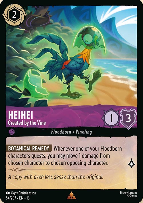 Disney Lorcana TCG: Heihei, Created by the Vine