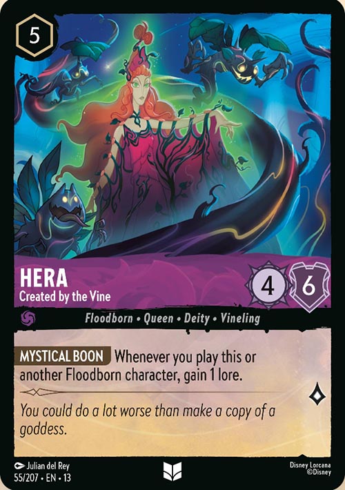 Disney Lorcana TCG: Hera, Created by the Vine