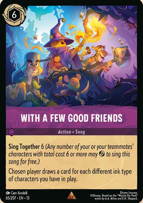 Disney Lorcana TCG: With A Few Good Friends