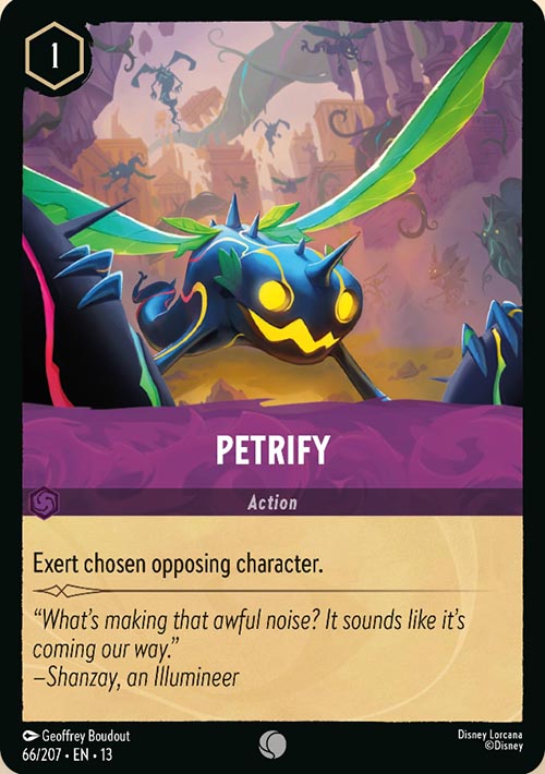 Disney Lorcana TCG: Petrify