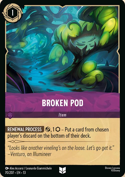 Disney Lorcana TCG: Broken Pod