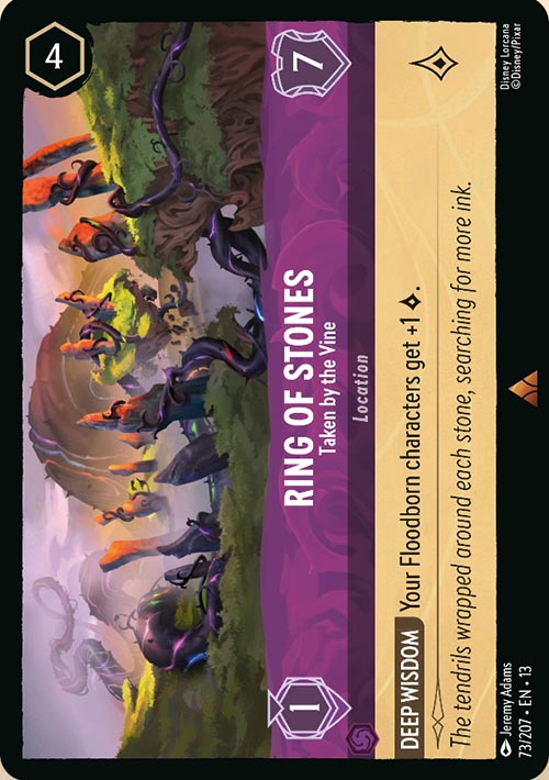 Disney Lorcana TCG: Ring of Stones, Taken by the Vine