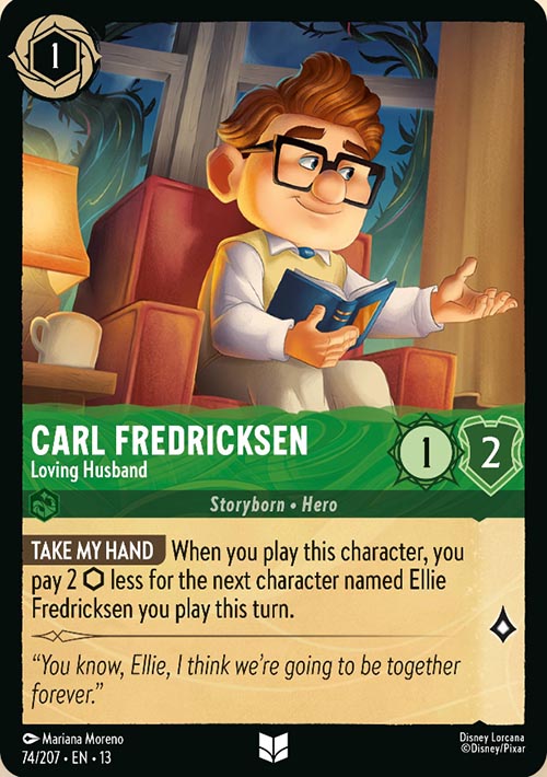 Disney Lorcana TCG: Carl Fredricksen, Loving Husband