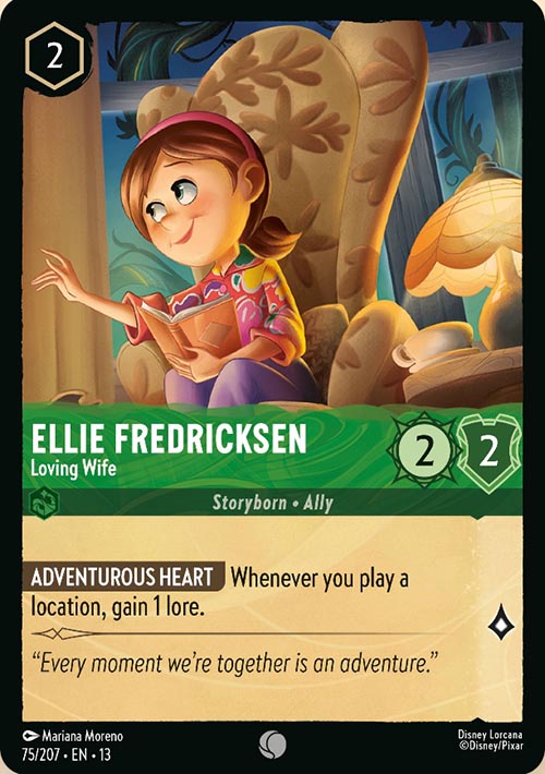 Disney Lorcana TCG: Ellie Fredricksen, Loving Wife