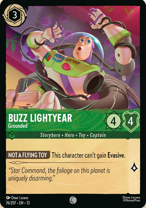 Disney Lorcana TCG: Buzz Lightyear, Grounded