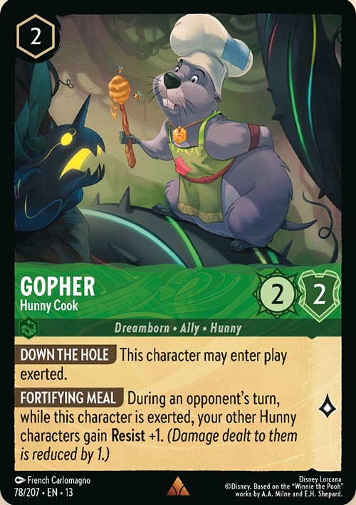 Disney Lorcana TCG: Gopher, Hunny Cook