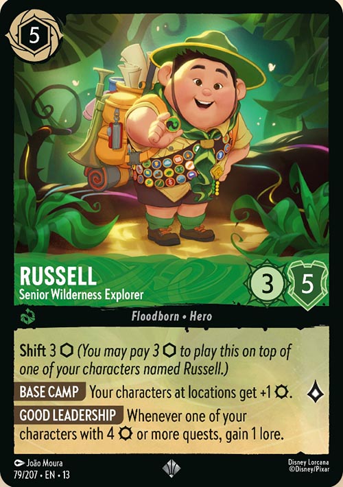 Disney Lorcana TCG: Russell, Senior Wilderness Explorer