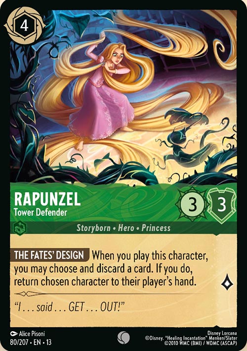 Disney Lorcana TCG: Rapunzel, Tower Defender