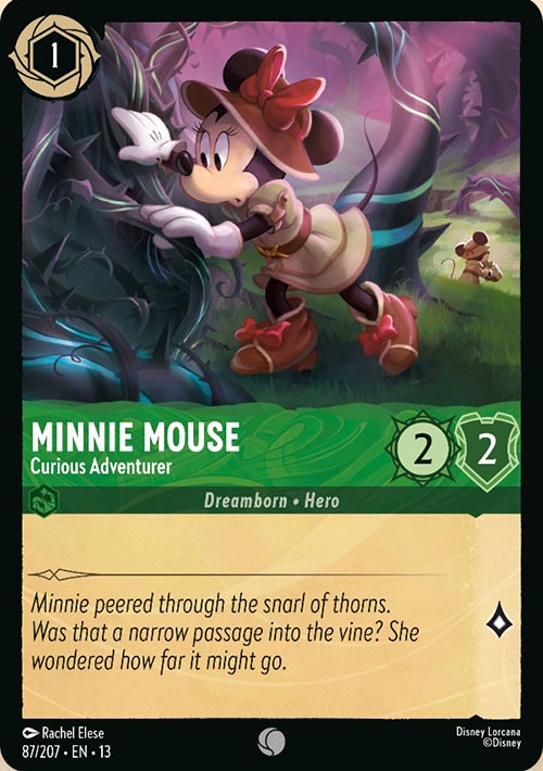 Disney Lorcana TCG: Minnie Mouse, Curious Adventurer