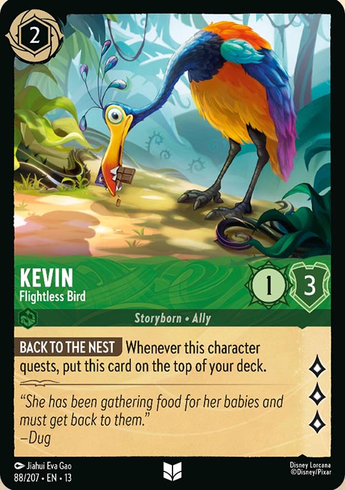 Disney Lorcana TCG: Kevin, Flightless Bird