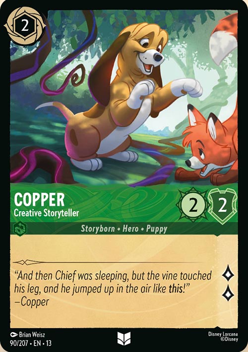 Disney Lorcana TCG: Copper, Creative Storyteller