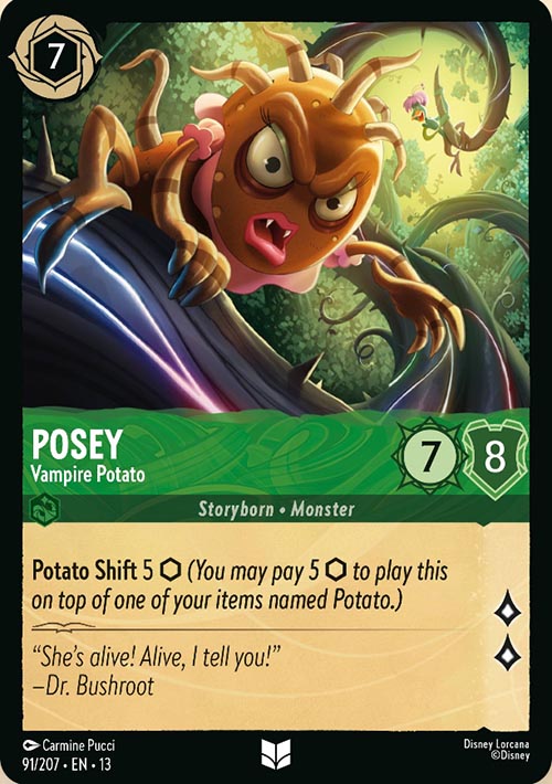Disney Lorcana TCG: Posey, Vampire Potato