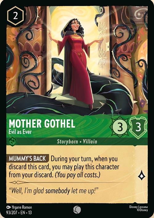 Disney Lorcana TCG: Mother Gothel, Evil as Ever