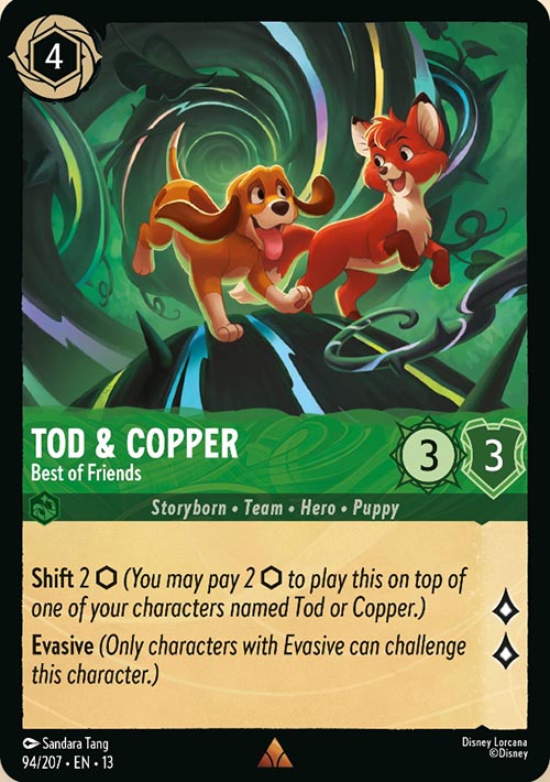Disney Lorcana TCG: Tod & Copper, Best of Friends