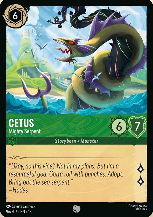 Disney Lorcana TCG: Cetus, Mighty Serpent