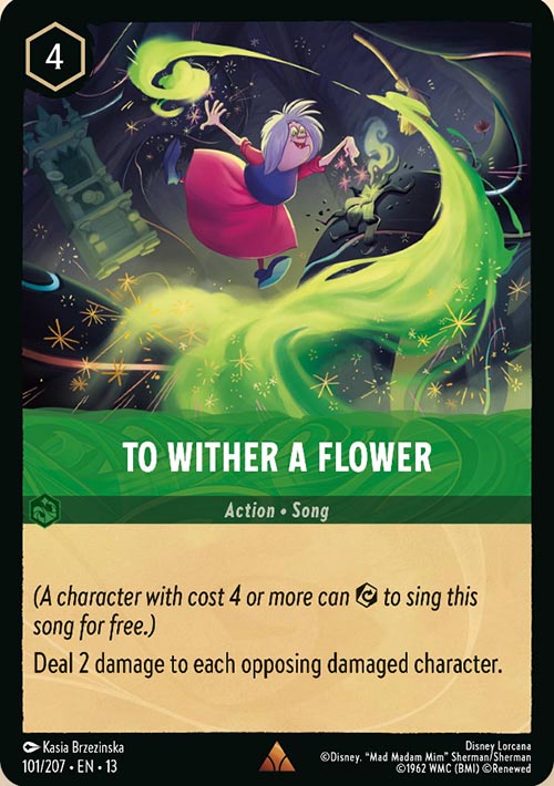 Disney Lorcana TCG: To Wither A Flower
