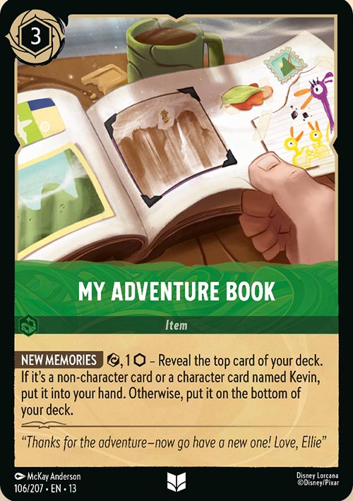 Disney Lorcana TCG: My Adventure Book