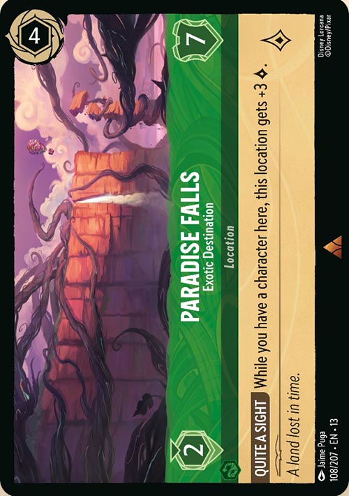 Disney Lorcana TCG: Paradise Falls, Exotic Destination
