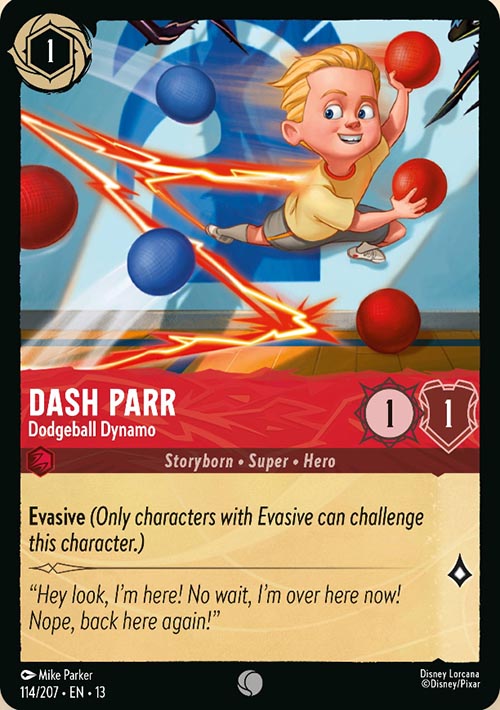Disney Lorcana TCG: Dash Parr, Dodgeball Dynamo