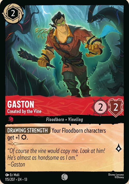 Disney Lorcana TCG: Gaston, Created by the Vine